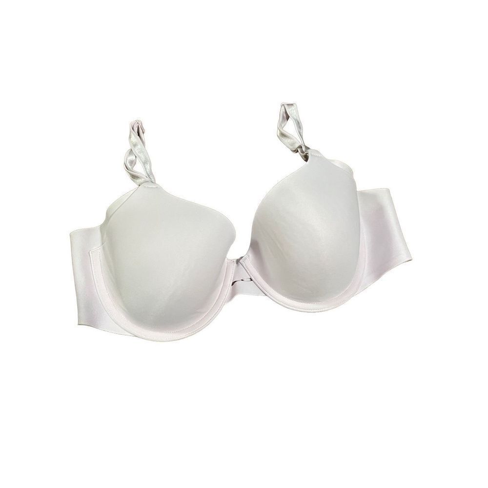 Warners lined underwire white bra 34C